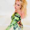 Britney Spears kígyómintás kezeslábasban nosztalgiázott