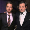 Johnny Depp megnézte Robert Downey Jr.-t a Broadwayen