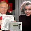 Marilyn Monroe mellé temetik Hugh Hefnert