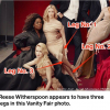Reese Witherspoon három lábat, Oprah Winfrey három kezet kapott egy Vanity Fairben megjelent képen