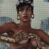 Rihanna topless pózolt a Vogue-nak
