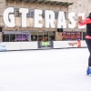 Rubint Réka lányával együtt tartott korcsolyás edzést a Jégteraszon
