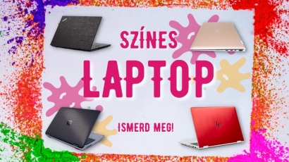 A színes használt laptop az új sztár?