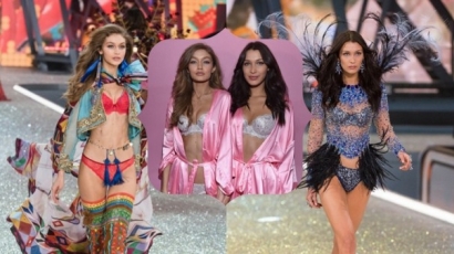 Álomszépek voltak a Hadid-lányok a Victoria's Secret Fashion Show-n