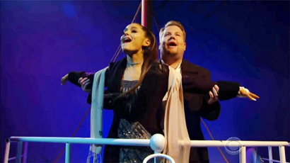Ariana Grande és James Corden felszállt a Titanicra
