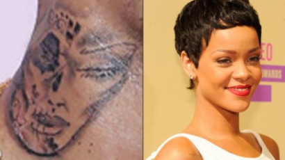 Chris Brown nyakára tetováltatta az összevert Rihannát?