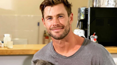 Chris Hemsworth imádnivaló koalabébivel fotózkodott