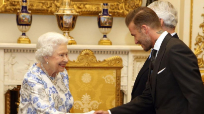 David Beckham a könnyeivel küszködött Erzsébet királynő ravatala előtt