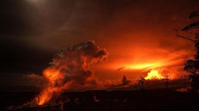 Drámai fotók készültek a Mauna Loa vulkánról