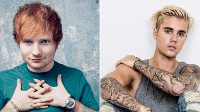 Ed Sheeran részegen megütötte Justin Biebert