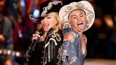 Együtt lépett fel Miley Cyrus és Madonna