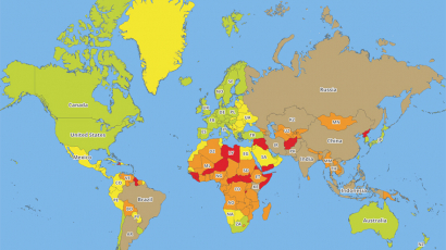 Ezek a világ legveszélyesebb országai