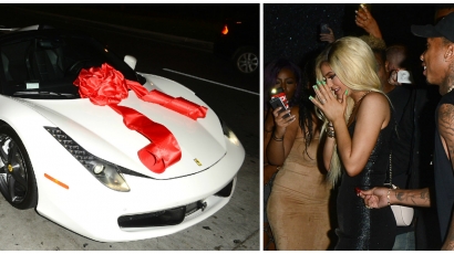Ferrarit kapott 18. születésnapjára Kylie Jenner 
