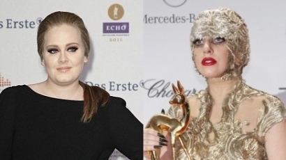 Folytatódik az Adele- és Lady Gaga-rajongók harca
