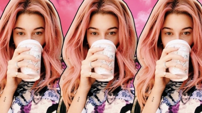 Hailey Baldwin pinkre festette a haját
