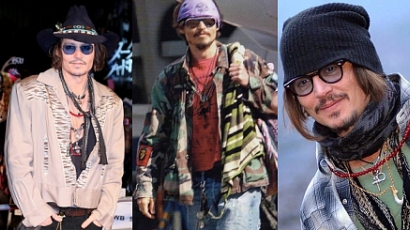 Hírességek stílusevolúciója — Johnny Depp