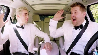 Így ünnepelt a Grammy-díjátadó után Justin Bieber és James Corden – videó