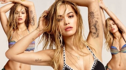 Ilyen dögös a bikinire vetkőzött Rita Ora