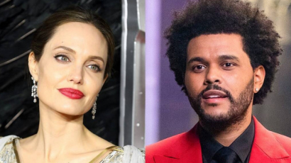 Ismét The Weeknddel fotózták Angelina Jolie-t