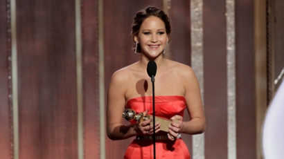 Jennifer Lawrence tiszta vizet önt a pohárba a Globe-beszéde után