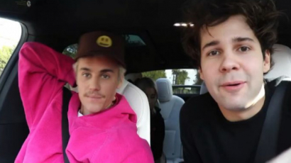 Justin Bieber elbújt egy autóban, jól meglepte rajongóit