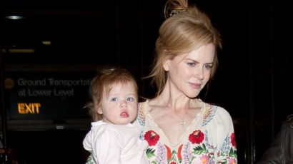 Kalocsai mintás ruhában pompázott Nicole Kidman
