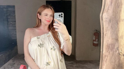 Kiderült: így árulta el férjének Lindsay Lohan, hogy babát vár