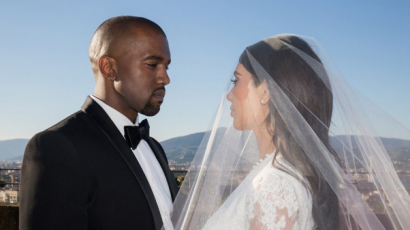 Kim Kardashian sosem látott képeket posztolt esküvőjéről