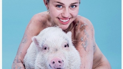 Miley Cyrus legújabb pucér képeivel kimaxolta az ízléstelenséget