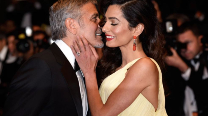 Mesés ruhában csillogott Amal Clooney