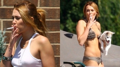 Miley Cyrus leszokik a cigarettáról