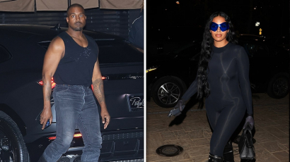 Most Kim Kardashian hasonmásával parádézik Kanye West