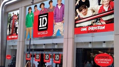 One Direction-üzlet nyílik Angliában
