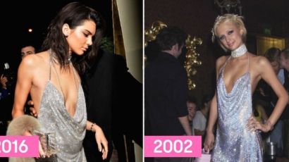 Paris Hilton megtisztelőnek érzi, amiért Kendall Jenner lemásolta 14 évvel ezelőtti megjelenését