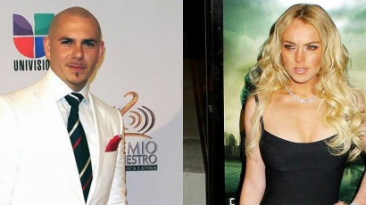 Pitbull pert nyert Lindsay Lohan ellen