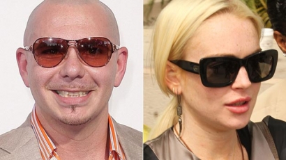 Pitbull reagált Lindsay Lohan vádjaira