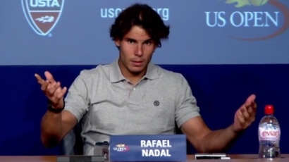 Rafael Nadal rosszul lett a sajtótájékoztatón
