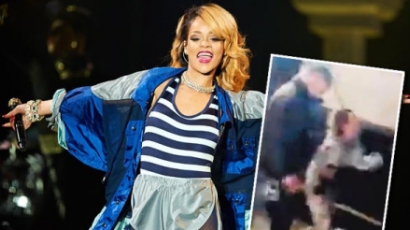 Rihanna majdnem összeesett részegen — videó