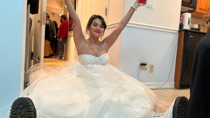 Selena Gomez menyasszonyi ruhában! Nézd meg a hírességről készült új fotókat!