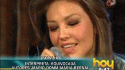 Thalía izgalmában elfelejtette a szöveget