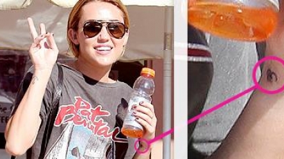 Miley Cyrusnak újabb tetoválása van?