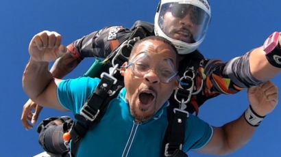 Will Smith ejtőernyőzéséből majdnem tragédia lett