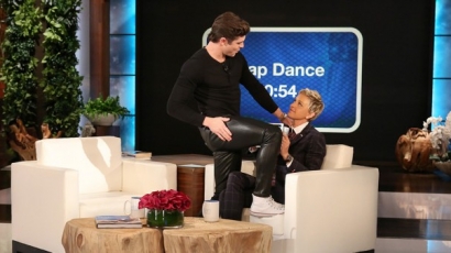 Zac Efron öltáncot adott Ellen DeGeneresnek