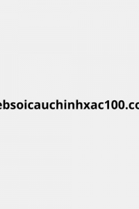 websoicauchinhxac100