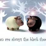 Men are always the black sheeps. :D